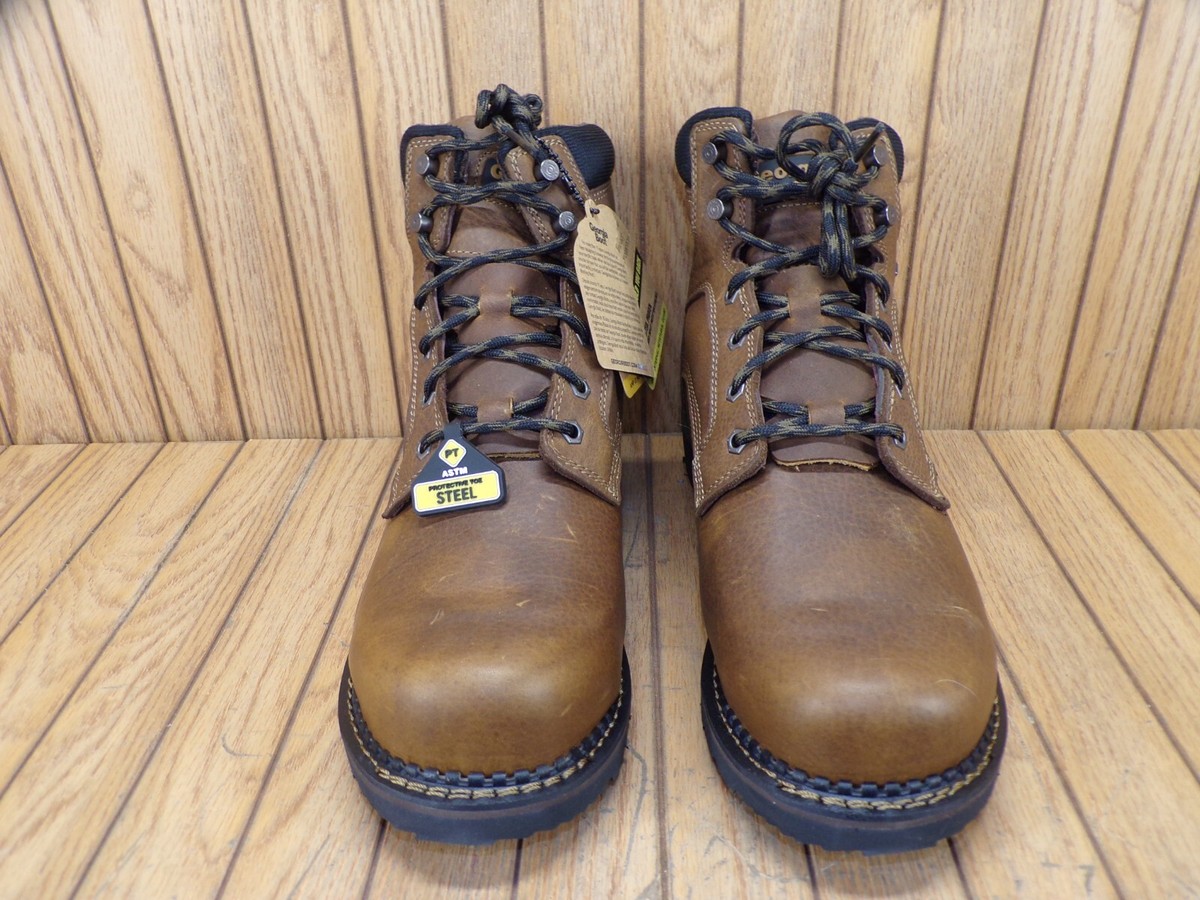 Georgia Giant‎ Mens Brown Leather Metatarsal Guard Work Boots Oil Resistant Lug Georgia Giant Work Boot – Georgia Boot main image 2