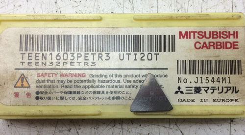 Carbide Inserts Tips TExx Mitsubishi - TEEN1603PETR3 - UTI20T - TEEN32PETR3 - - Picture 4 of 5