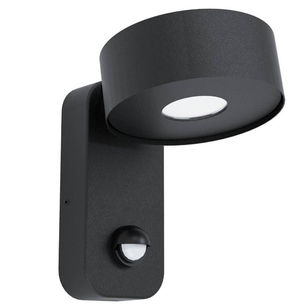 Eglo 98738 Palosco Led AußEn-Wand-/Deckenleuchte 4,9W Sensor Schwarz Warmweiss-image