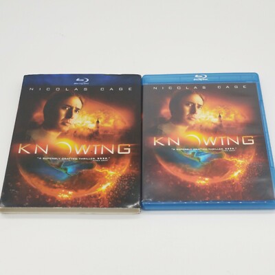Knowing Blu-ray Disc 2009 With Slipcover Nicholas Cage