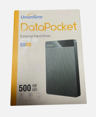 Portable 512GB USB 3.0 / USB 2.0 C Port HD2510 Datapocket External Hard Drive