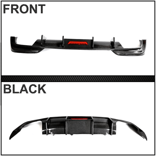 Difusor trasero de carbono difusor trasero para BMW Serie 3 G20 330i paquete M parachoques - Imagen 9 de 10