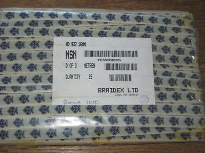 British Foot Guards Drummers Flur-De-Lis Tape, 34 Roles of 25 Meter, DEALER LOT