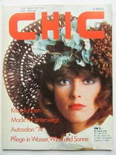 Chic Modezeitschrift Nr. 4/1974 mit dem 70iger Jahre Flair, Autosalon '74