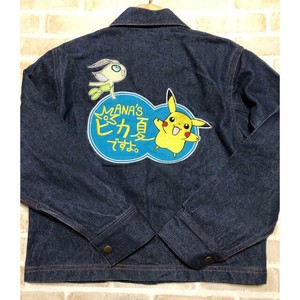 chaqueta vaquera con capucha pokemon