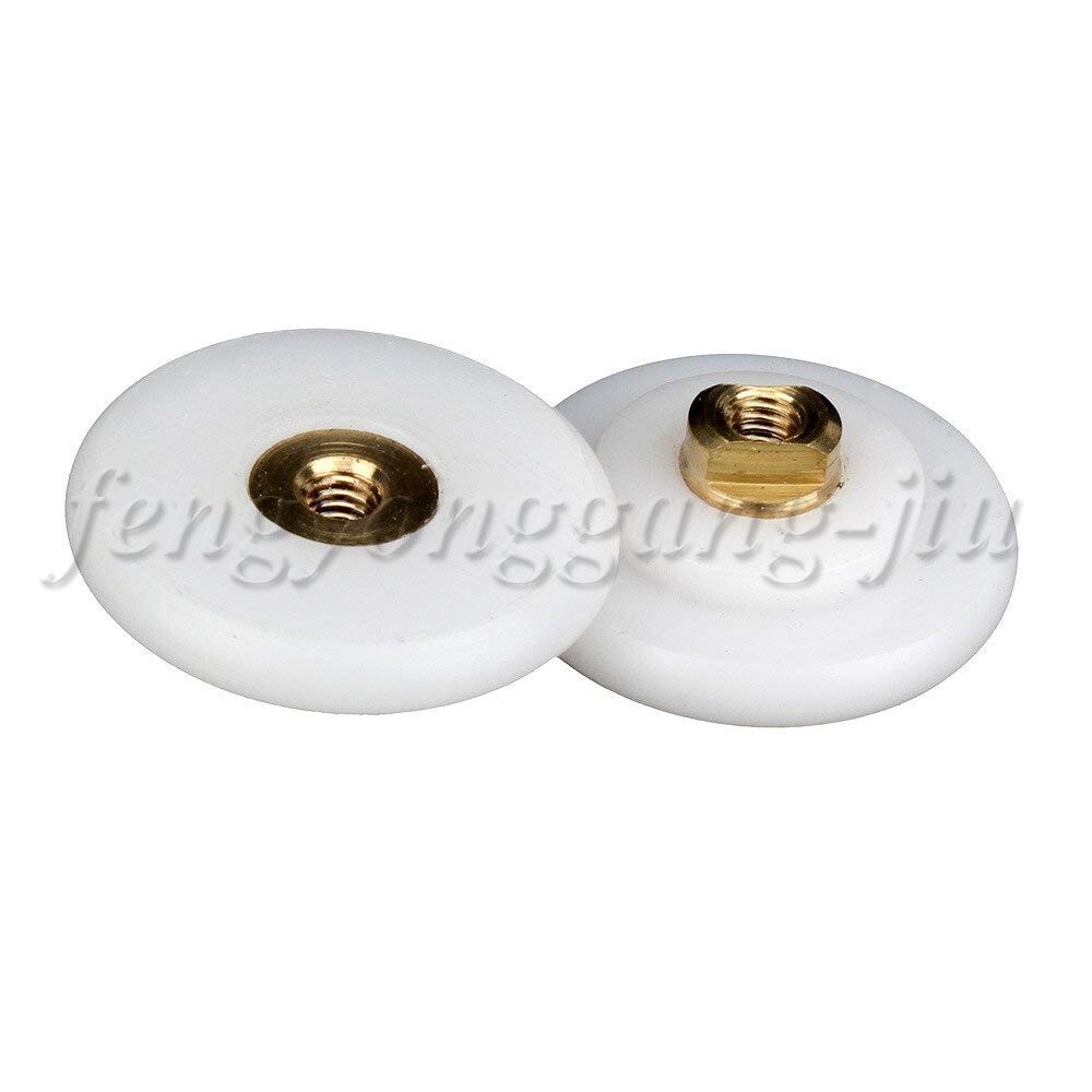 10Pieces Shower Room Rollers Sliding Wheel 26mm for Bathroom Sliding