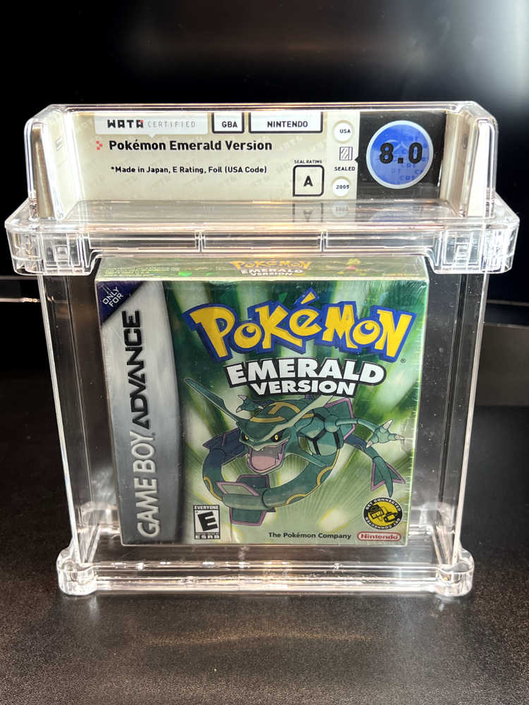 Game Boy Advance Wata 8.0 A Sealed Pokemon Emerald Version