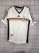 Rare Vintage Adidas Germany 1998 Home Soccer Jersey Mens M #B80