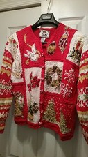 UGLY CHRISTMAS SWEATER Women's L