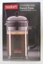 Bodum Chambord French Press Coffee Maker Large 1.5L 51 oz  1932-16US4