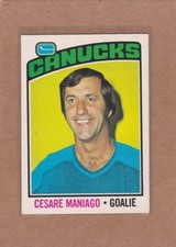 1976-77 O PEE CHEE HOCKEY CESARE MANIAGO #240 CANUCKS EX/EXMT *A33734