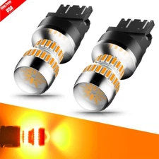 AUXITO 3157 4057 4156 LED Turn Signal Light Bulbs CANBUS Anti Hyper Flash Amber