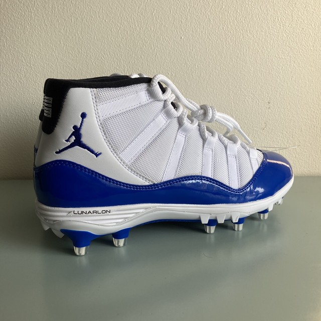 jordan 11 retro cleat white royal