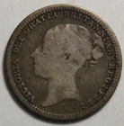 Great Britain 1879 Silver Six Pence, Queen Victoria (D93)