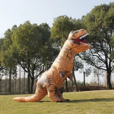 T-rex Inflatable Uit Tyrannosaurus Dinosaur Costume Boys Child Kid Playing Prop