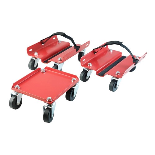 KASTFORCE Snowmobile Dolly Set Max Supporting 1500Lbs with Heavy Duty Straps 