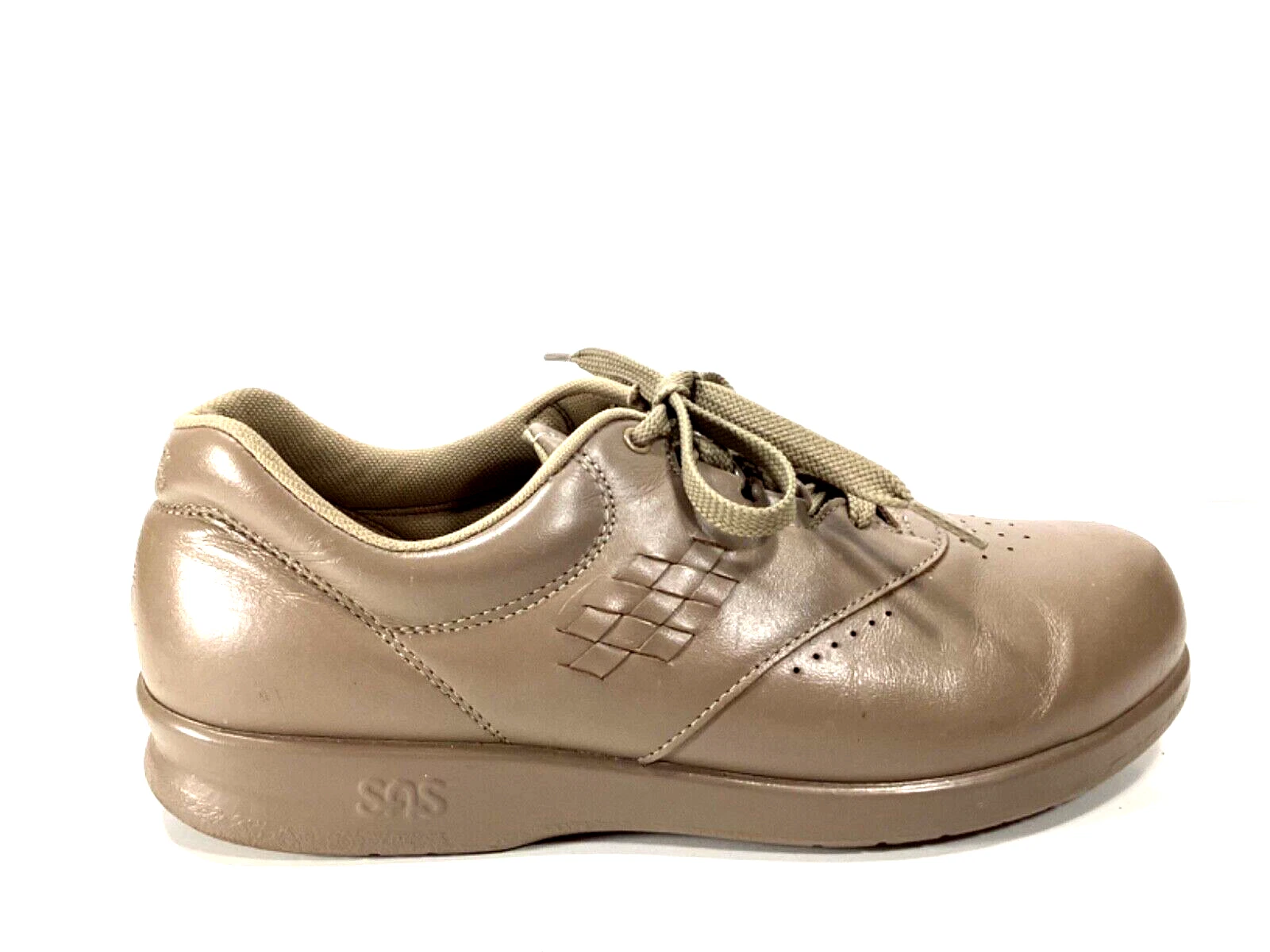 SAS Free Time Women's Walking Shoes Size 9 M Medium Tan Leather Sneakers Comfort