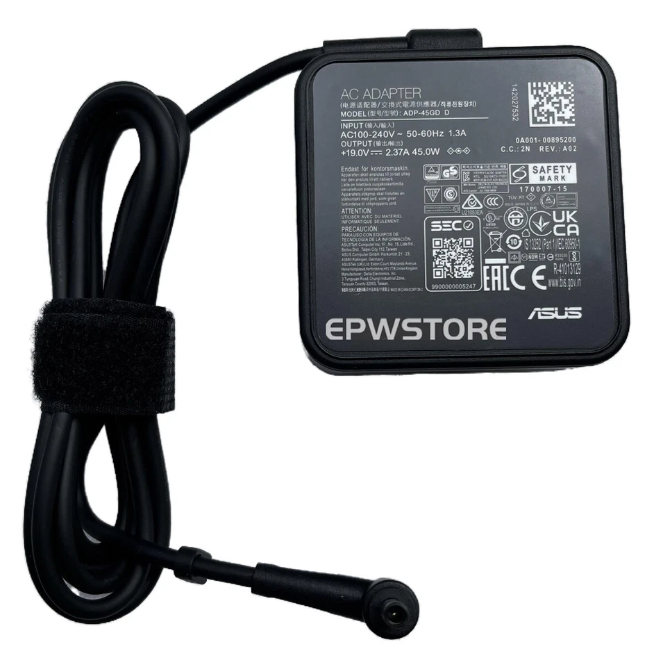 19V 2.37A 45W AC Adapter Charger For ASUS Vivobook Go E1504FA 4.5*3.0mm Laptop - Image 2 of 4