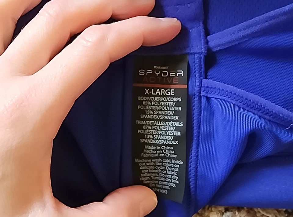 Spyder High Impact Racerback Sports Bra Size XL Adjustable Gently Used - Image 3 of 4