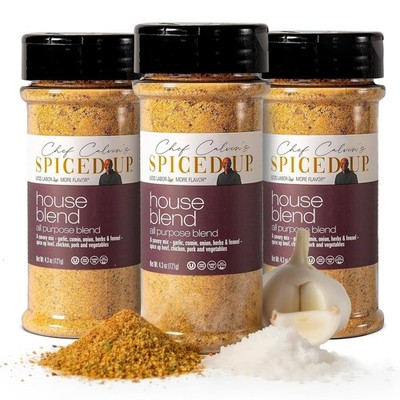 3 Pack House Blend All Purpose Seasoning with Bold & Smoky Flavor