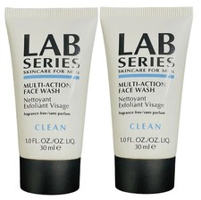 2 PC Lab Series CLEAN Multi Action Face Wash 2 X 1 OZ Individually Sealed