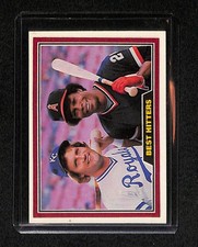 1981 Donruss #537 Best Hitters (George Brett / Rod Carew)