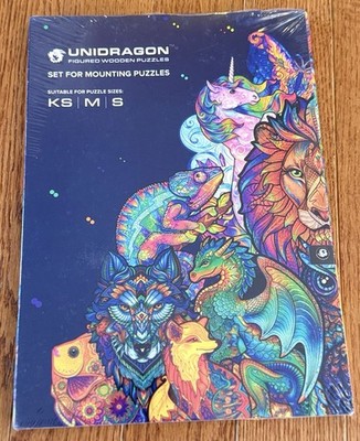 Unidragon Set For Mounting Puzzles:  For Puzzle Sizes-KS, M, & S New Sealed