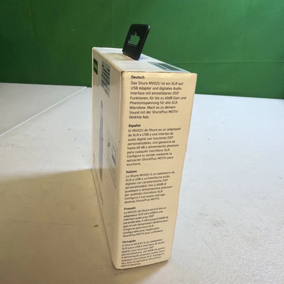 Shure MVX2U XLR-to-USB Digital Audio Interface (New) - Image 4 of 4