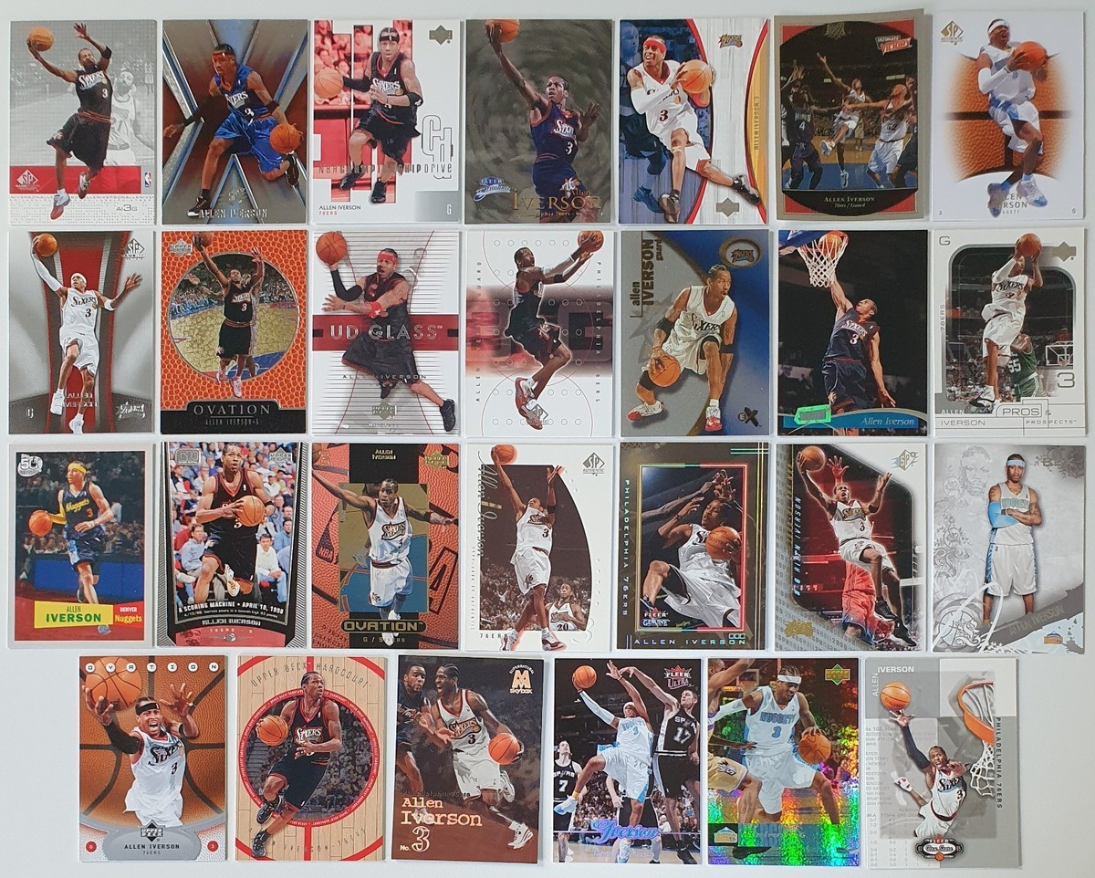 Allen Iverson Lot of 27 x AI Collection Cards - Good Condition | eBay
