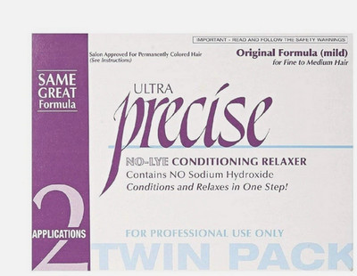 Softsheen Carson Precise No-Lye Original Conditioning Relaxer Twin Pack Pro NEW