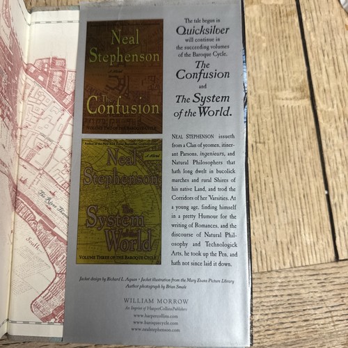 Quicksilver - Neal Stephenson - First Edition Hardback 2003 - Picture 14 of 14