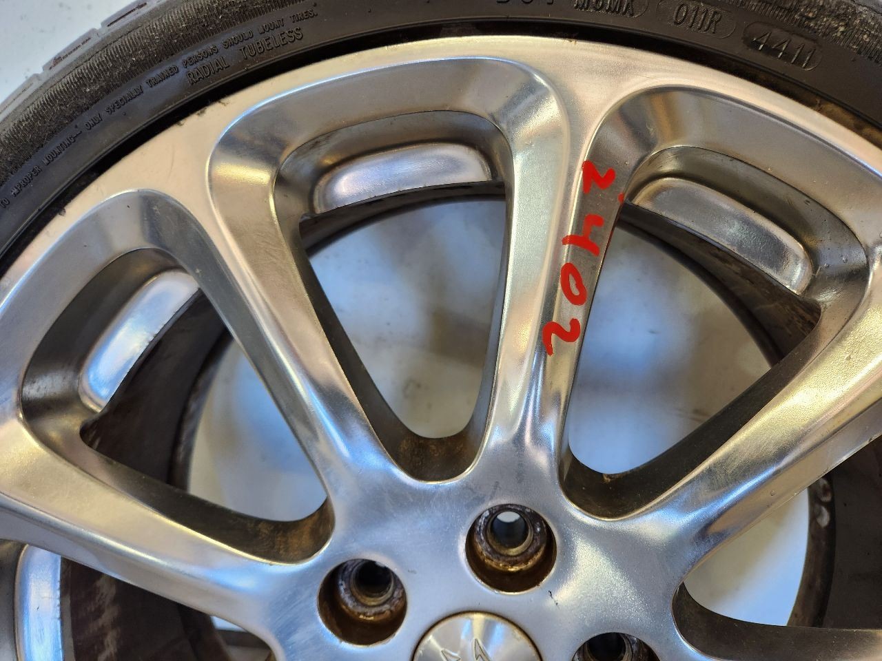 05 06 07 08 09 10 11 MASERATI QUATTROPORTE FRONT ALLOY WHEEL RIM 19'' 82380706
