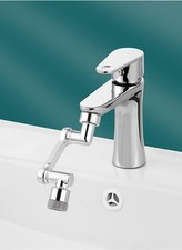 Multi angle rotating faucet extender aerator, made of brass material, suitabl...