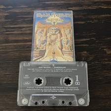Iron Maiden Powerslave Cassette Tape Havy Metal 80s Hard Rock