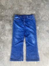 Vintage 70s Levis 517 Orange Tab Bootcut Flares 36x27 Talon Zipper