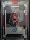 2024 Panini Three Count WWE Asuka Timeless Moments Auto Vertical Blue #/49