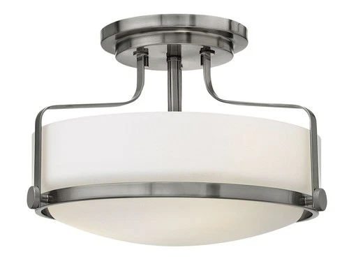 Hinkley 3641BN Harper 3-Light Flush Mount in Brushed Nickel - Picture 2 of 2