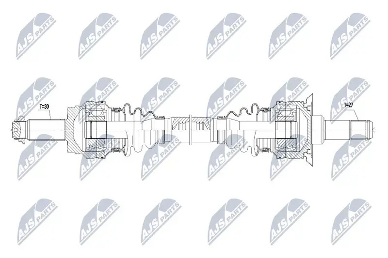 Driveshaft Rear Axle Automatic Transmission NPW-BM-069 NTY for BMW X5 X6