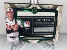 Adley Rutschman 2025 Topps Museum Collection Laundry Tag Relic True 1/1