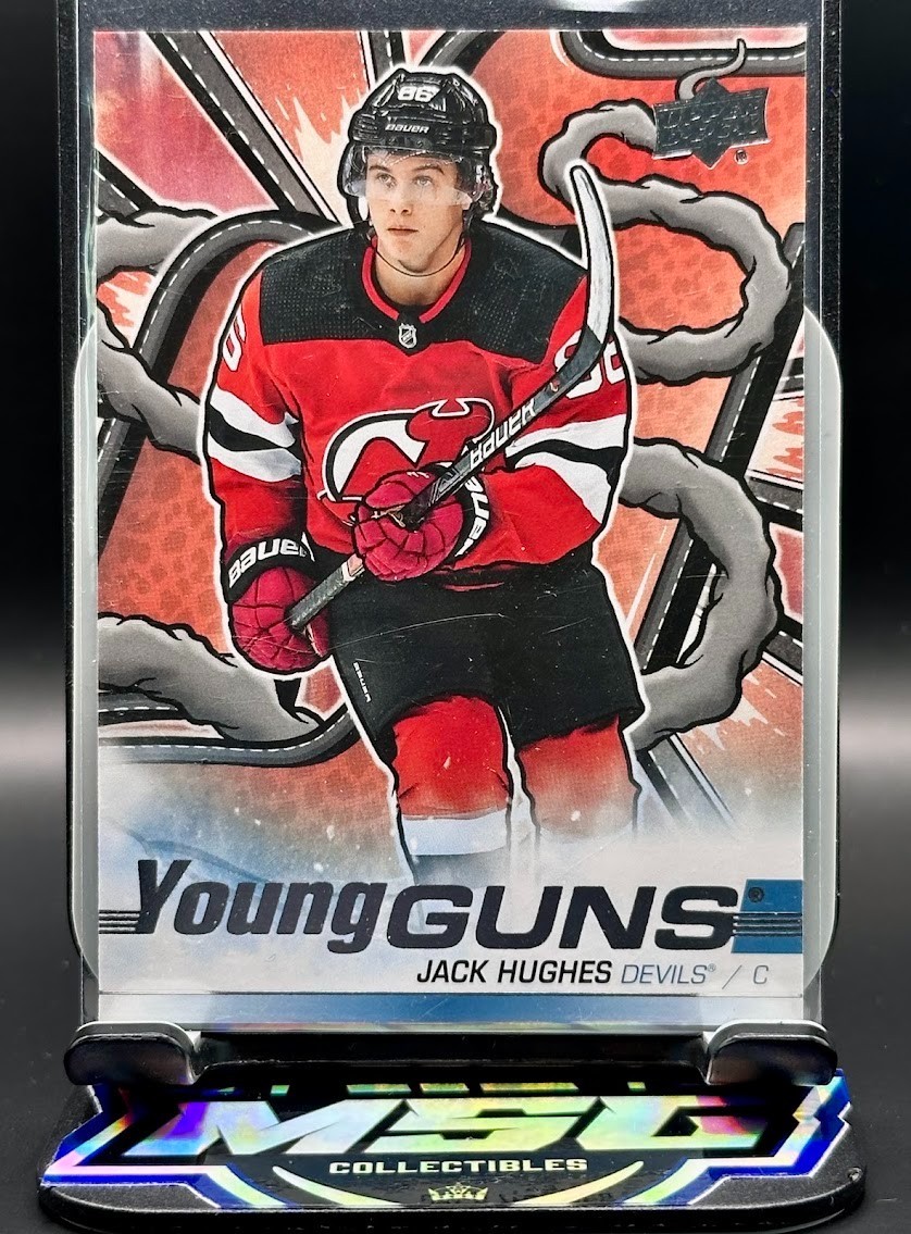 2024-25 Upper Deck Series 2 Jack Hughes Young Guns Renewed #201
