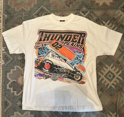 2002 Thunder Through The Plains T-Shirt Mens XL Auto Racing NCRA Sprint Car