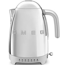 SMEG Jug Kettle 1.7L Variable Temperature Stainless Steel 3kw KLF04SSUK Retro