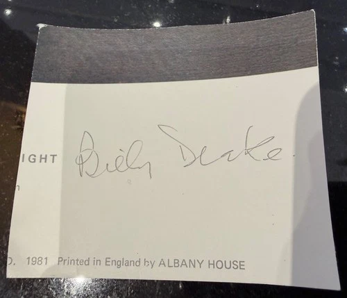 Billy Drake pencil signed Battle of Britain RAF WW2