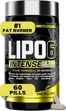 Lipo6 Black Intense Ultra Concentrate Thermogenic Belly Fat Burner for Men and W