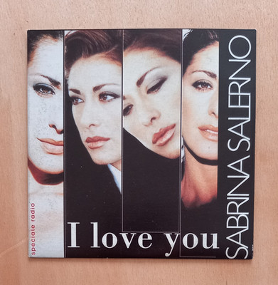 CD Single Card Sleeve SABRINA SALERNO I Love You 1998 Ita RTI PROMO RADIO