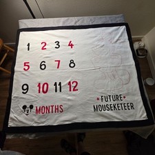 Disney Baby Mickey Mouse Milestone Soft Blanket Set 40 x 47