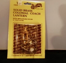 HOUSEWORKS LIGHTED PORCH SCONCE  DOLLHOUSE   1:12