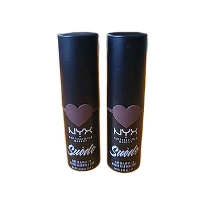 2 NYX Professional Makeup Suede Matte Lipstick (19 Moonwalk)