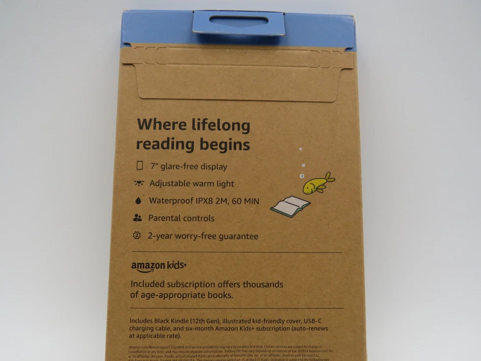 Amazon Kindle Paperwhite Kids (16GB)  7" 12th Gen Diary Of A Wimpy Kid SEALED - Image 2 of 3