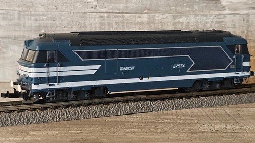Roco H0  Dieselok SNCF 67554 (BB67400) Ep.IV  +Gleichstrom | Condition: Gebraucht